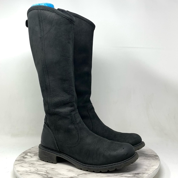 Timberland Shoes - Timberland Earthkeepers Stoddard Black Nubuck Waterproof Boots 7 Moto Edgy